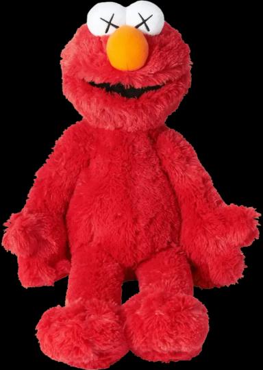 KAWS Sesame Street Uniqlo Elmo Plush ToyRed