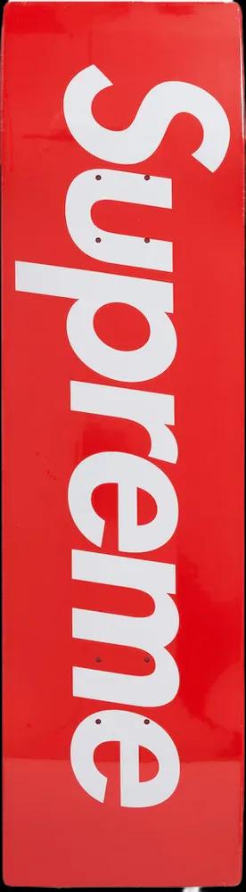 Supreme Uncut Box Logo Skateboard Deck Red