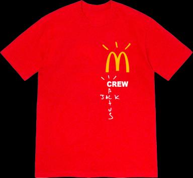 Travis Scott x McDonald's Crew T-shirt Red (US XL)