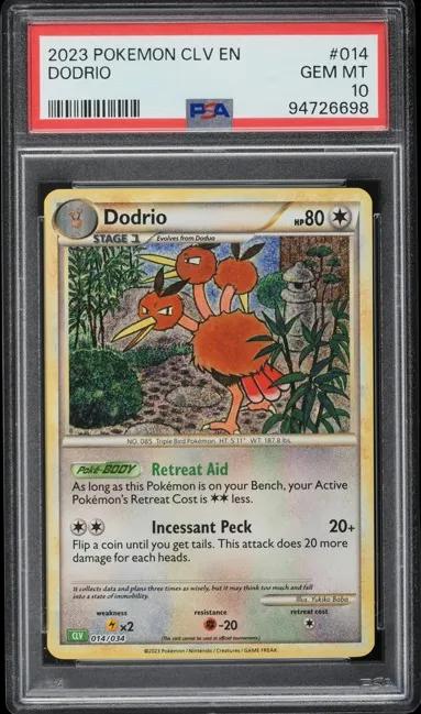 2023 Pokemon TCG Classic Collection Holo Dodrio #14 PSA 10 GEM MINT