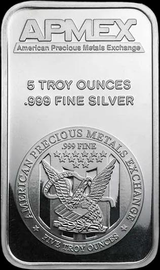 5 oz Silver Bar - APMEX