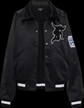Fear of God Satin MANUEL Baseball Coaches Jacket