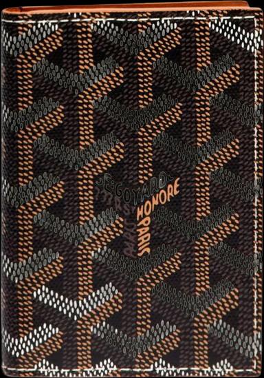 Goyard Saint Marc Card Holder Black/Natural