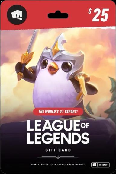 League of Legends $25 Gift Card