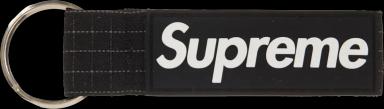 Supreme Ripstop Keychain Black