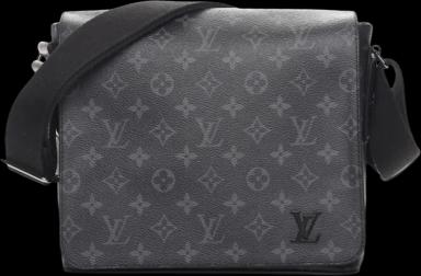 Louis Vuitton Messenger District Monogram Eclipse PM Noir Black