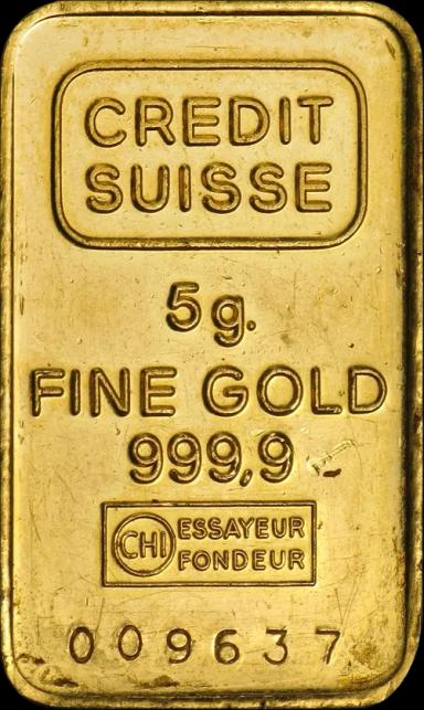 5 gram Gold Bar - Secondary Market