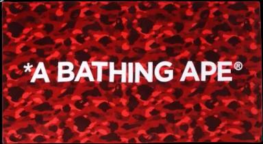 BAPE Color Camo Beach Towel (SS22) Red