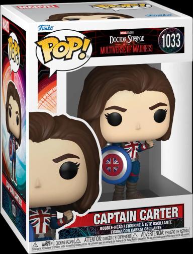 Funko Pop! Marvel Studios Doctor Strange in the Multiverse of Madness Captain Carter Figure #1033