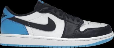 Jordan 1 Retro Low OG Black Dark Powder Blue (US 8)