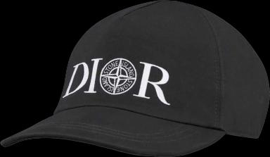 Dior x Stone Island Baseball Cap Black (US M)