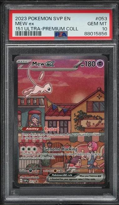 2023 Pokemon SV Black Star Promo 151 Ultra Premium Collection Mew ex #53 PSA 10