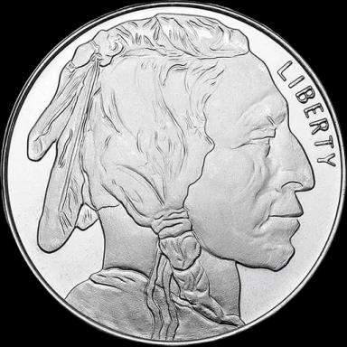 1 oz Silver Round - Buffalo