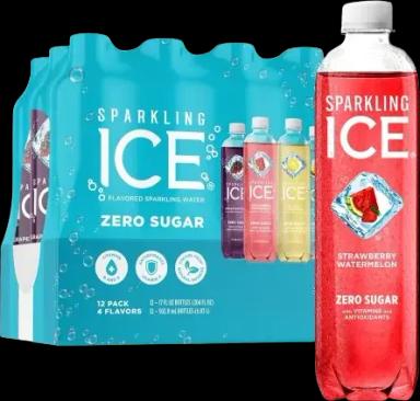 Sparkling Ice Blue Variety Pack, Zero Sugar Sparkling Water - 12 Count