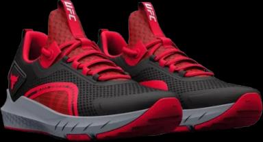 Under Armour Red/Black UFC Project Rock BSR 3 Training Shoes