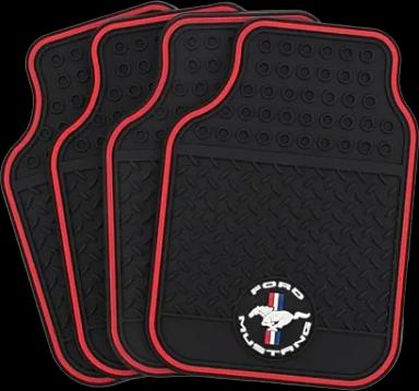 Ford Mustang Car Mat Coaster Set