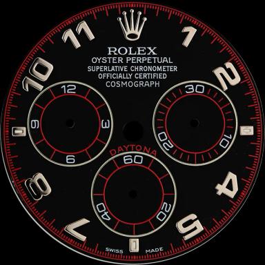 Rolex Daytona Black Arabic Racing Dial