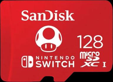 SanDisk 128GB microSDXC Card, Licensed for Nintendo Switch