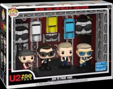 Funko Pop! Deluxe Moment U2's The Zoo TV Tour 1993 2022 Walmart Exclusive Figure #05