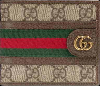 Gucci Ophidia GG Wallet Beige/Ebony