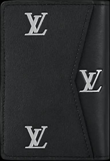 Louis Vuitton Pocket Organizer LV BlasonBlack