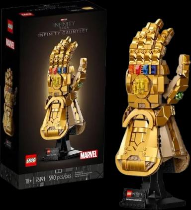 LEGO Marvel Infinity Gauntlet Set 76191 Collectible Thanos Glove with Infinity Stones