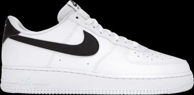 Nike Air Force 1 Low '07 White Black Pebbled Leather (US 10)