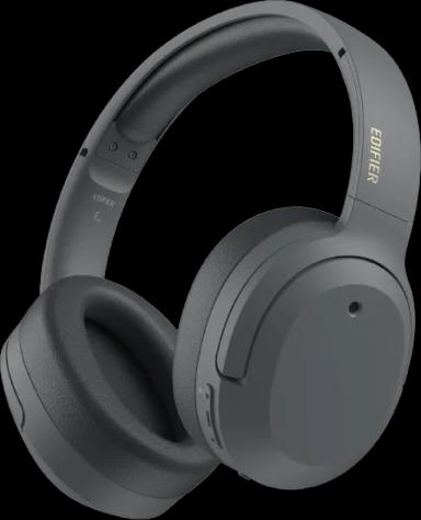 Edifier W820NB Plus Hybrid Active Noise Cancelling Headphones, Gray