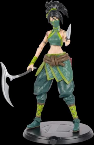 Akali Premium Collectible Action Figure with Base