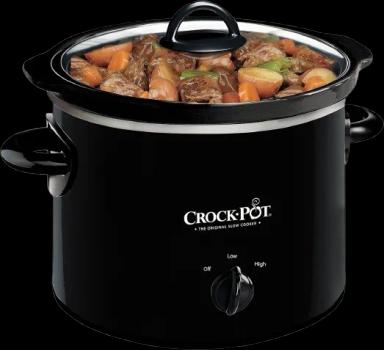 Crock-Pot Small 2 Quart Round Manual Slow Cooker