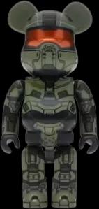 Bearbrick Halo Master Chief 400% Green