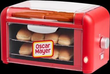 Nostalgia Oscar Mayer Hot Dog Roller & Bun Toaster Oven