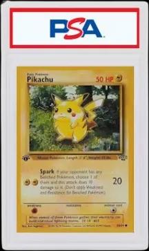 Pikachu 1999 Pokemon TCG Jungle 1st Edition #60 (PSA 9)