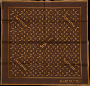 Supreme x Louis Vuitton Monogram Bandana Brown