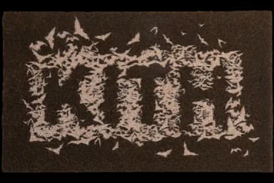 Kith x Batman Bats Classic Logo Doormat