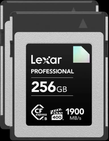 Lexar Diamond Series Professional 256GB CFexpress Type-B Memory Card, 2-Pack