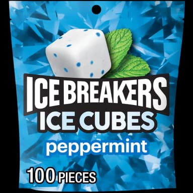 ICE BREAKERS Peppermint Sugar Free Chewing Gum 100pcs