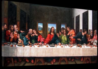 The Last Supper by Leonardo Davinci 24" x 48"