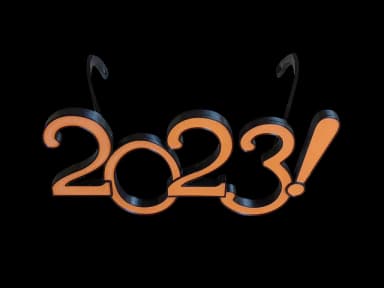 2023 New Years Glasses