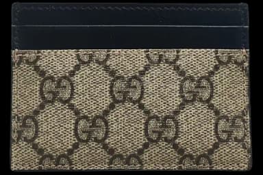Gucci Card Case Supreme Beige/Black