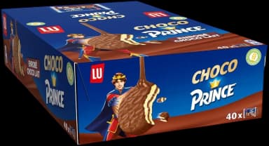 Lu Prince Choco Chocolate Biscuits 40 pcs Box