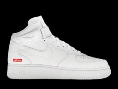 Nike Air Force 1 Mid Supreme White US M 8.5