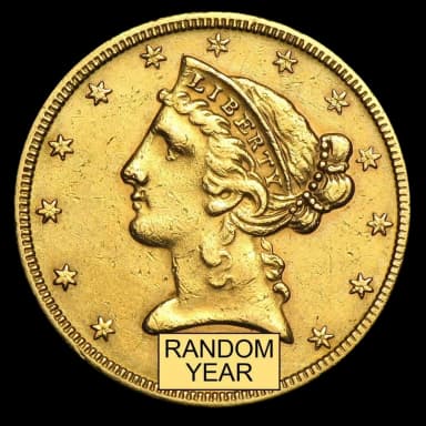 $5 Liberty Gold Half Eagle