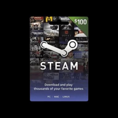 $100 Steam Gift Card