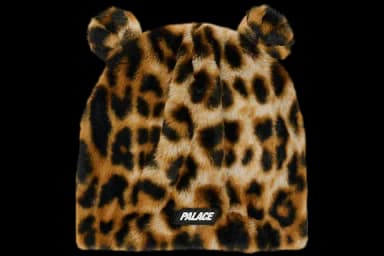 Palace Furry Ears Nein Cuff Beanie Leopard