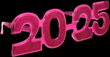2025 New Years Glasses