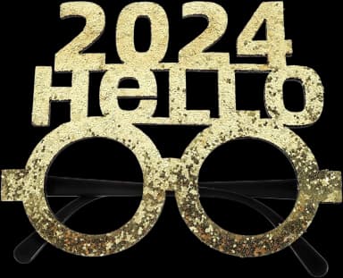 2024 New Years Glasses