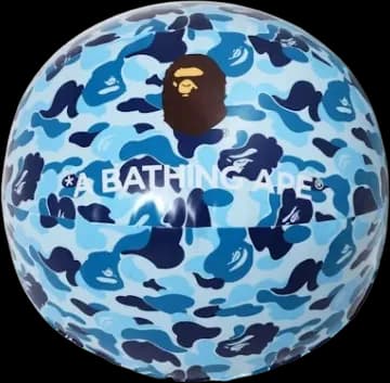 BAPE ABC Camo Beach Ball Blue