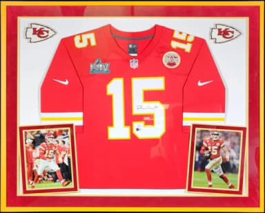 Patrick Mahomes Signed Autographed Red Nike Super Bowl Jersey - JSA AUTH