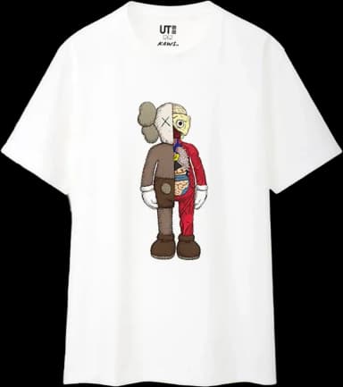 KAWS x Uniqlo Flayed Tee White (US XL)